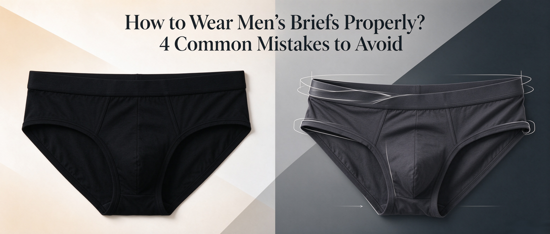 How to Wear Men's Briefs Properly? 4 Common Mistakes to Avoid