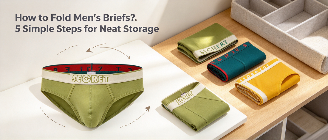 How to Fold Men's Briefs? 5 Simple Steps for Neat Storage