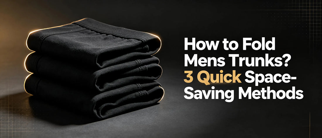 How to Fold Mens Trunks? 3 Quick Space-Saving Methods