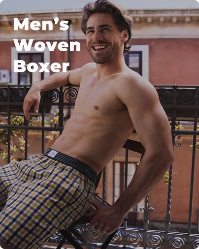 Men's Woven Boxer