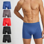 Secret Face Men's 5-Pack Premium Cotton Boxer Briefs - Stretchy, Tight Fit, Comfort & Durability