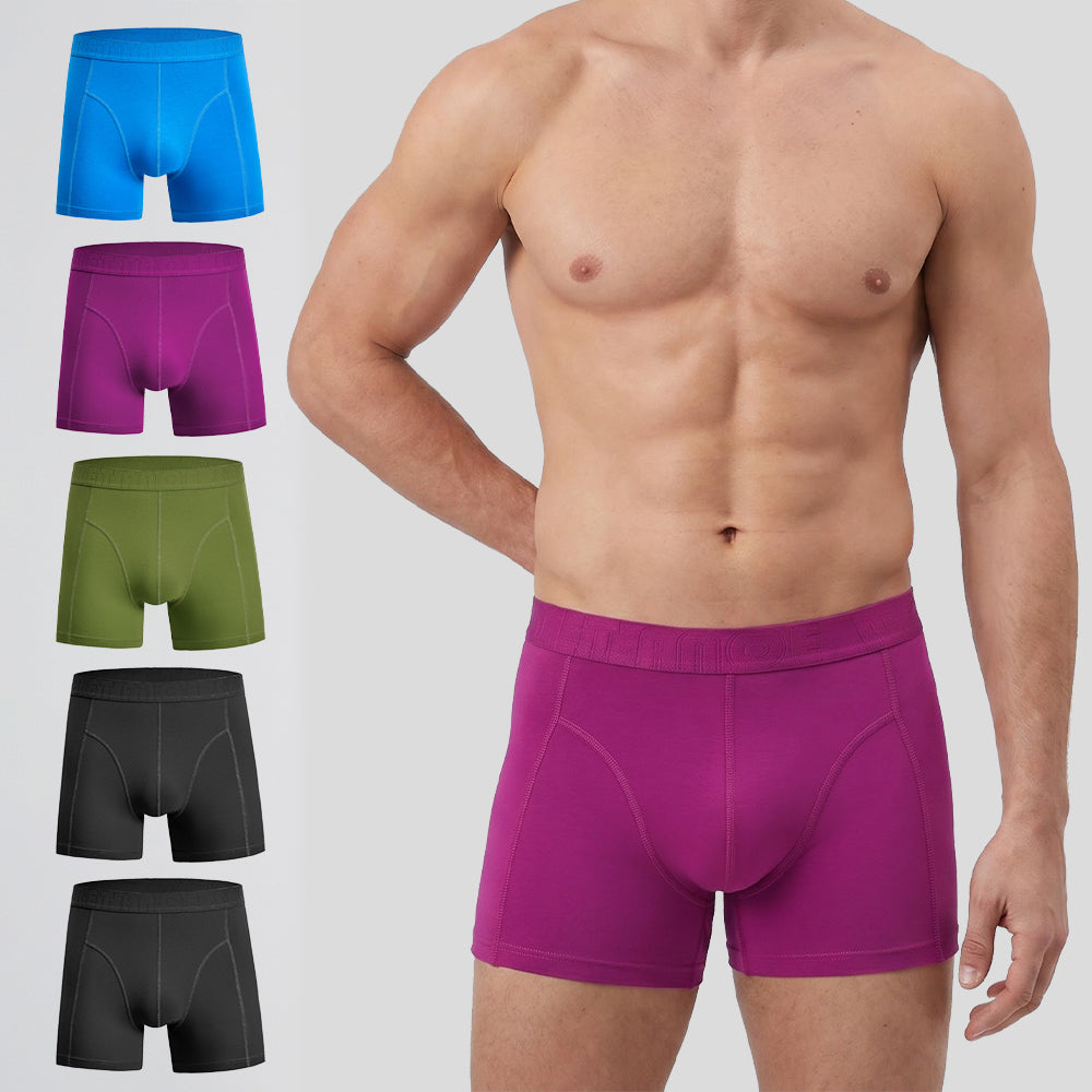 SecretFace Men's luxury boxer high quality stretchable cotton with flexible tight fit made for comfort and durability