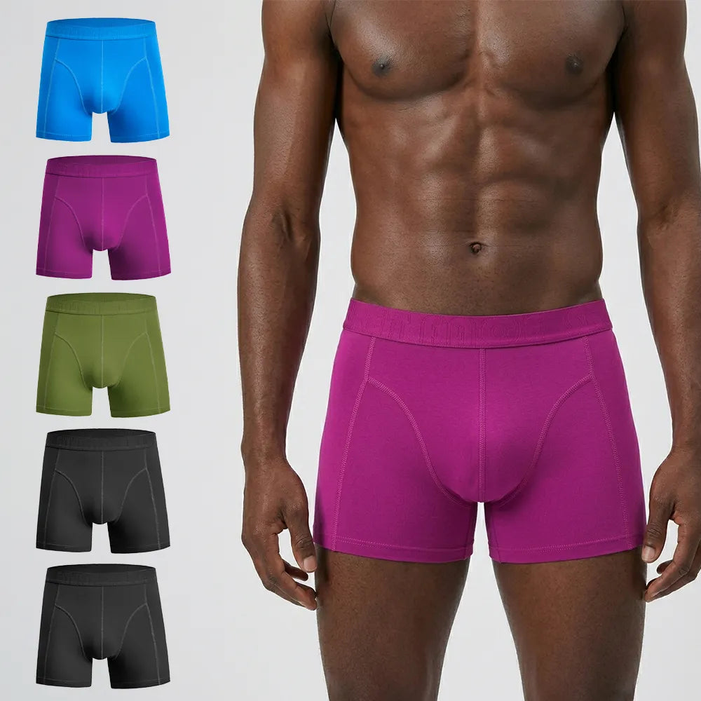 SecretFace Men's luxury boxer high quality stretchable cotton with flexible tight fit made for comfort and durability
