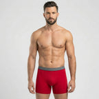 Secret Face Men's Ultra-Soft Boxer Briefs - Lightweight Stretch Cotton, Second Skin Feel, Assorted Colors
