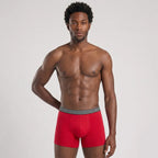 Secret Face Men's 5-Pack Ultra-Soft Boxer Briefs - Lightweight Stretch Cotton, Second Skin Feel, Assorted Colors