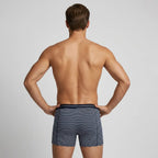 Secret Face Men's Boxer Briefs 5-Pack - Assorted Stripes & Solids, Soft Stretch Cotton, Comfort Fit
