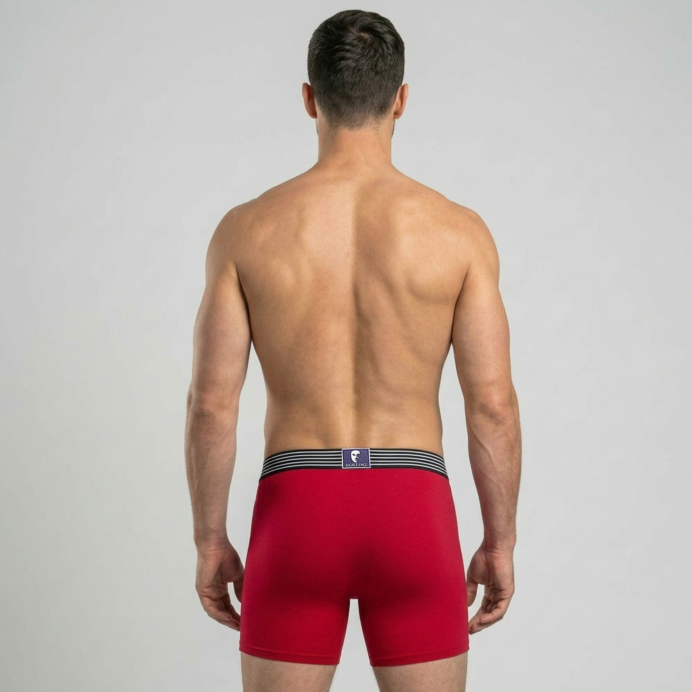 Secret Face Men's Ultra-Soft Boxer Briefs - Lightweight Stretch Cotton, Second Skin Feel, Assorted Colors