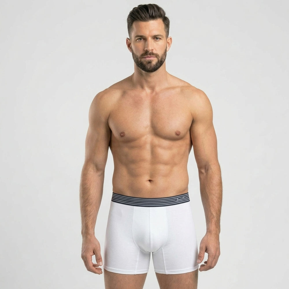Secret Face Men's Ultra-Soft Boxer Briefs - Lightweight Stretch Cotton, Second Skin Feel, Assorted Colors