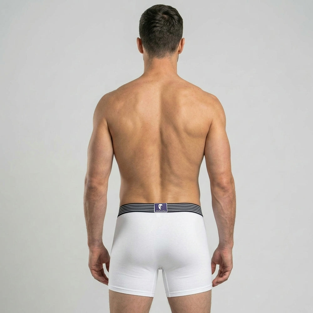 Secret Face Men's Ultra-Soft Boxer Briefs - Lightweight Stretch Cotton, Second Skin Feel, Assorted Colors