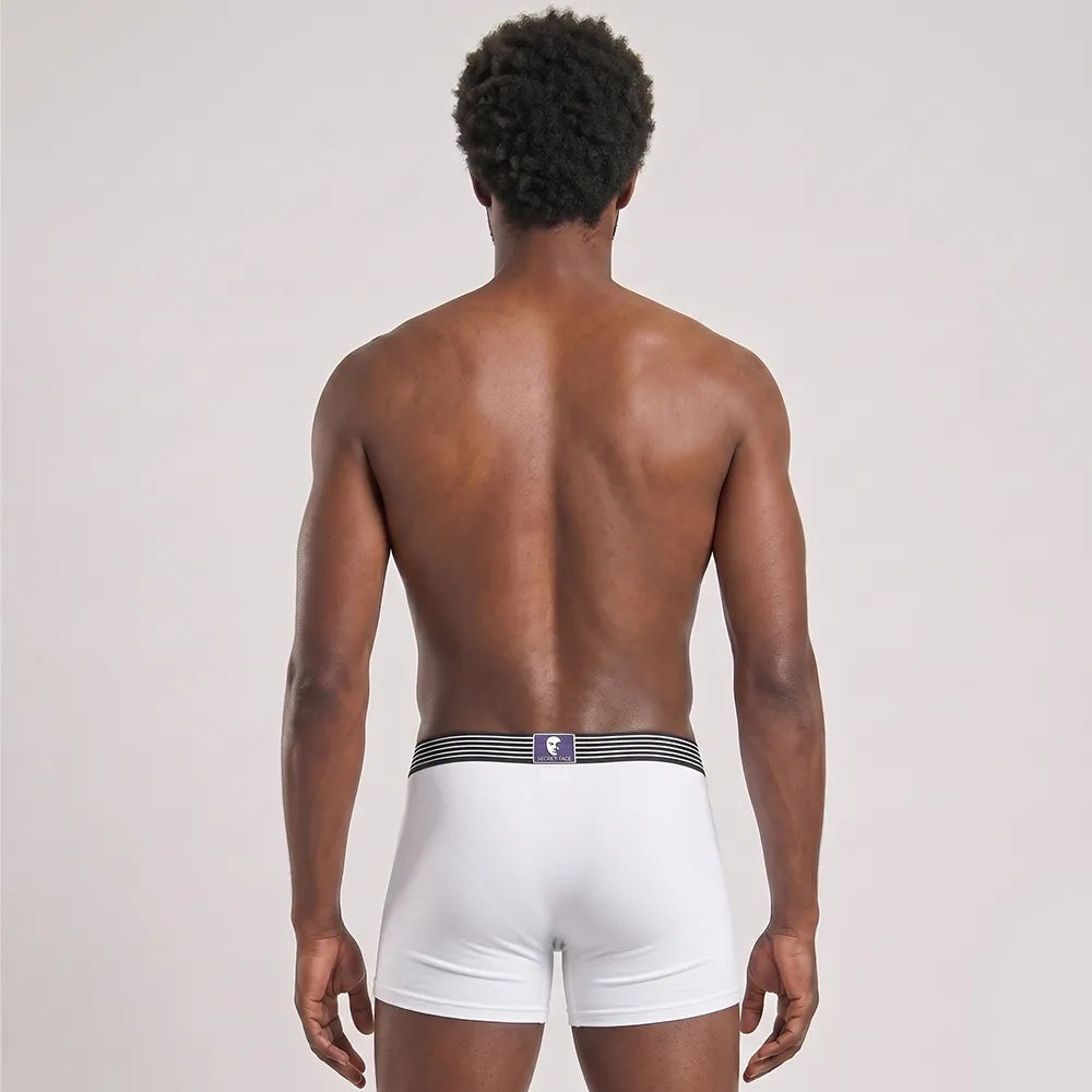 Secret Face Men's 5-Pack Ultra-Soft Boxer Briefs - Lightweight Stretch Cotton, Second Skin Feel, Assorted Colors