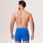 Secret Face Men's 5-Pack Ultra-Soft Boxer Briefs - Lightweight Stretch Cotton, Second Skin Feel, Assorted Colors