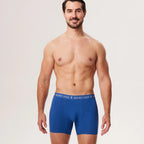Secret Face Men's 5-Pack Ultra-Soft Boxer Briefs - Lightweight Stretch Cotton, Second Skin Feel, Assorted Colors
