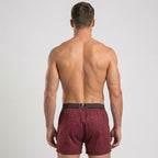 Secret Face Men's 3-Pack Woven Boxer Shorts - Soft Cotton, Loose Fit, Elastic Waistband, Assorted Animal & Plaid Prints