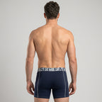 Secret Face Men's Anti-Chafe Trunks - Contour Panel Design, Stretchy & Non-Slip Waistband, Athletic Support Boxer Briefs