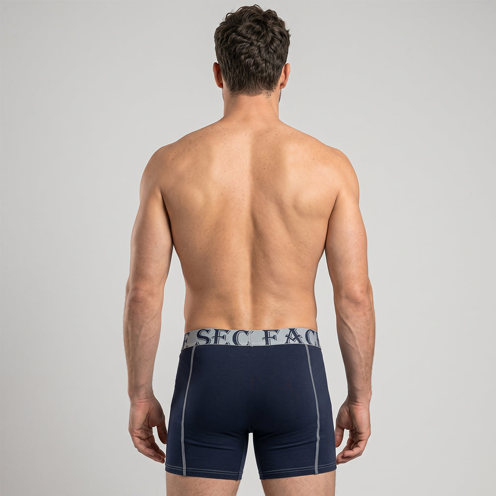 Secret Face Men's Anti-Chafe Trunks - Contour Panel Design, Stretchy & Non-Slip Waistband, Athletic Support Boxer Briefs