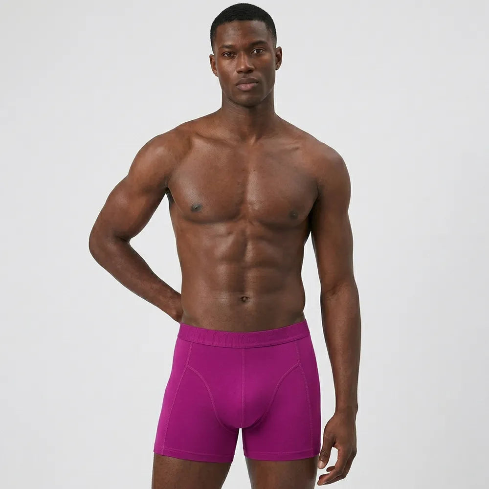 SecretFace Men's luxury boxer high quality stretchable cotton with flexible tight fit made for comfort and durability