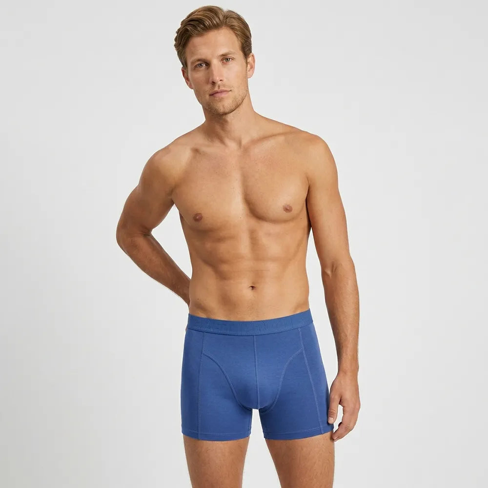 Secret Face Men's 5-Pack Premium Cotton Boxer Briefs - Stretchy, Tight Fit, Comfort & Durability