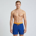 Secret Face Men's Quick Dry Beach Shorts - Elastic Waist Drawstring Swim Trunks