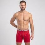 Secret Face Men's Anti-Chafe Trunks - Contour Panel Design, Stretchy & Non-Slip Waistband, Athletic Support Boxer Briefs