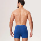 Secret Face Men's 5-Pack Ultra-Soft Boxer Briefs - Lightweight Stretch Cotton, Second Skin Feel, Assorted Colors