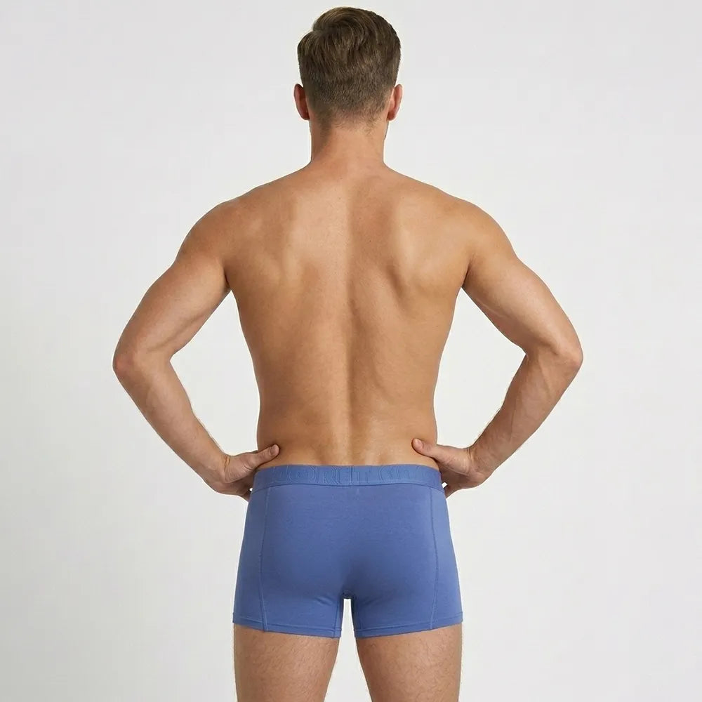 Secret Face Men's 5-Pack Premium Cotton Boxer Briefs - Stretchy, Tight Fit, Comfort & Durability