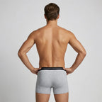 Secret Face Men's Boxer Briefs 5-Pack - Assorted Stripes & Solids, Soft Stretch Cotton, Comfort Fit