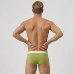 Secret Face Men's 5-Pack Color Block Briefs - Bold Contrast Colors, Stretch Cotton, Comfort Fit