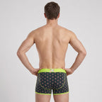 Secret Face Men's Vintage 60s Vintage Trunks - 5-Pack Boxed Set, Stretch Cotton Retro Underwear