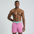 Secret Face Men's Quick Dry Beach Shorts - Elastic Waist Drawstring Swim Trunks