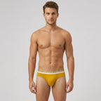 Secret Face Men's 5-Pack Color Block Briefs - Bold Contrast Colors, Stretch Cotton, Comfort Fit