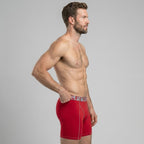 Secret Face Men's Anti-Chafe Trunks - Contour Panel Design, Stretchy & Non-Slip Waistband, Athletic Support Boxer Briefs