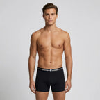 Secret Face Men's Boxer Briefs 5-Pack - Assorted Stripes & Solids, Soft Stretch Cotton, Comfort Fit