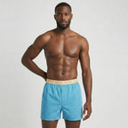 Secret Face Men's Woven Boxer Shorts 3-Pack - Classic Gingham Check, Soft Cotton, Elastic Waistband
