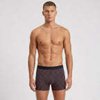 Secret Face Men's 5-Pack Sporty Boxer Briefs - Stretch Cotton Compression Fit with Geometric & Solid Designs