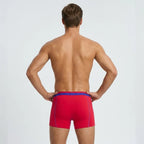 Secret Face Men's Stretch Cotton Boxer Briefs 5-Pack - Tight Fit, Flexible, Multi-Color & Floral Print