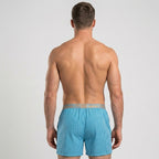 Secret Face Men's Woven Boxer Shorts 3-Pack - Classic Gingham Check, Soft Cotton, Elastic Waistband