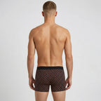 Secret Face Men's 5-Pack Sporty Boxer Briefs - Stretch Cotton Compression Fit with Geometric & Solid Designs