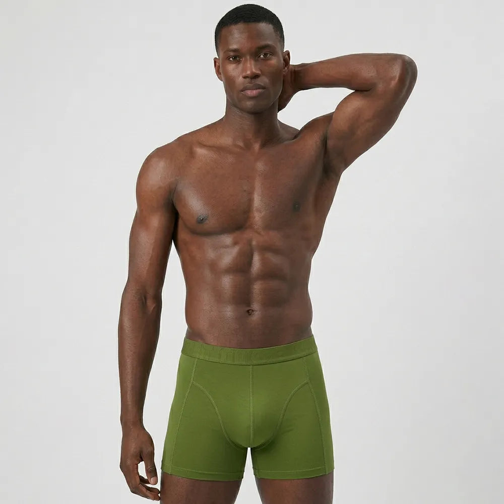 SecretFace Men's luxury boxer high quality stretchable cotton with flexible tight fit made for comfort and durability