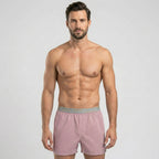 Secret Face Men's Woven Boxer Shorts 3-Pack - Classic Gingham Check, Soft Cotton, Elastic Waistband