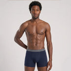 Secret Face Men's 5-Pack Ultra-Soft Boxer Briefs - Lightweight Stretch Cotton, Second Skin Feel, Assorted Colors