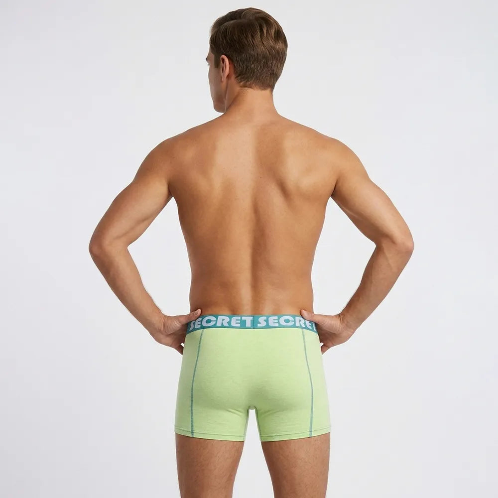 SecretFace Men's luxury boxer high quality stretchable cotton with flexible tight fit made for comfort and durability 5-Pack