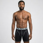 Secret Face Men's Anti-Chafe Trunks - Contour Panel Design, Stretchy & Non-Slip Waistband, Athletic Support Boxer Briefs
