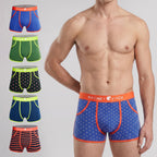 Secret Face Men's Vintage 60s Vintage Trunks - 5-Pack Boxed Set, Stretch Cotton Retro Underwear