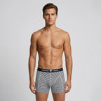 Secret Face Men's Boxer Briefs 5-Pack - Assorted Stripes & Solids, Soft Stretch Cotton, Comfort Fit