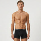 Secret Face Men's Super Comfort Trunks 5-Pack Stretch Light Cotton Underwear, Second Skin Feel