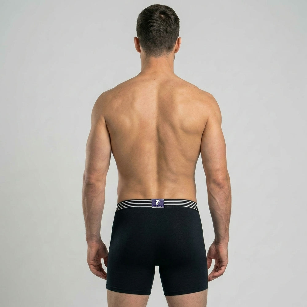 Secret Face Men's Ultra-Soft Boxer Briefs - Lightweight Stretch Cotton, Second Skin Feel, Assorted Colors
