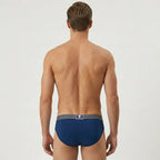 Secret Face Men's Premium Cotton Briefs 5-Pack - Classic Solids, Stretchy & Comfort Fit