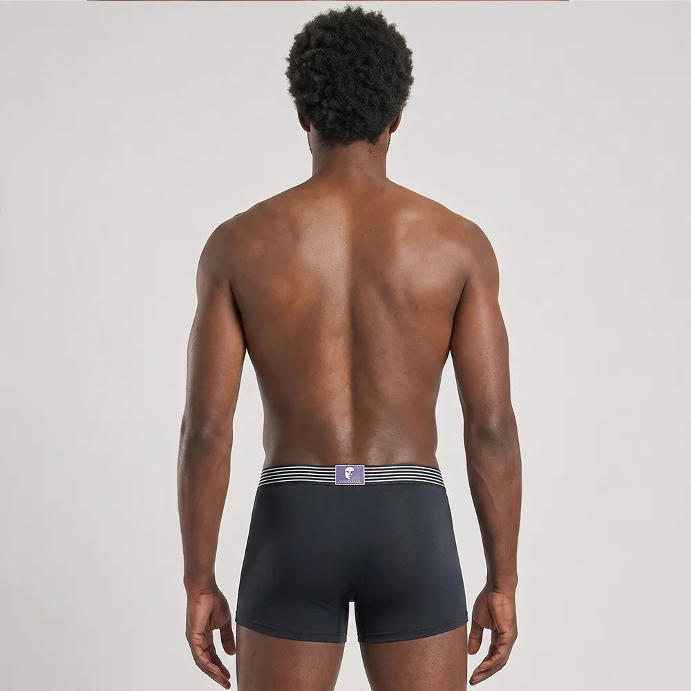 Secret Face Men's 5-Pack Ultra-Soft Boxer Briefs - Lightweight Stretch Cotton, Second Skin Feel, Assorted Colors