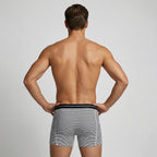 Secret Face Men's Boxer Briefs 5-Pack - Assorted Stripes & Solids, Soft Stretch Cotton, Comfort Fit