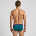Secret Face Men's 5-Pack Color Block Briefs - Bold Contrast Colors, Stretch Cotton, Comfort Fit